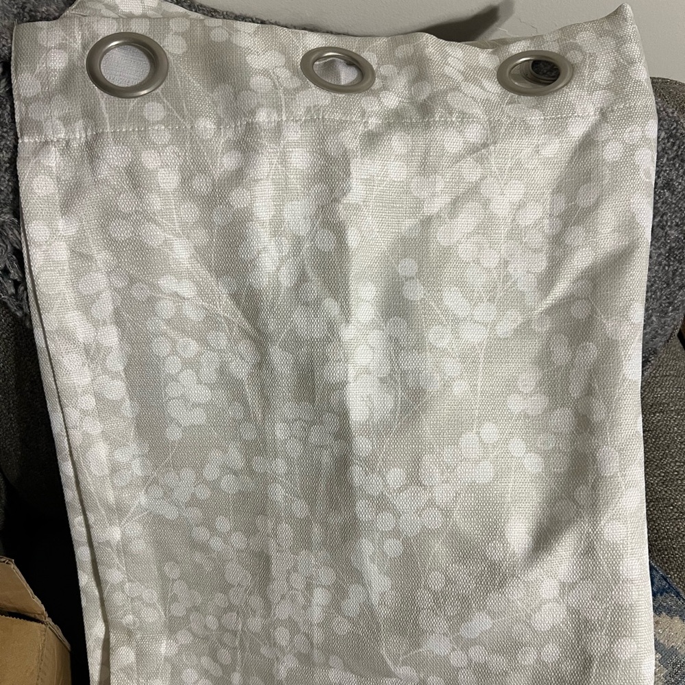 The Big One, curtains. 3’ wide x 7’ tall each panel.